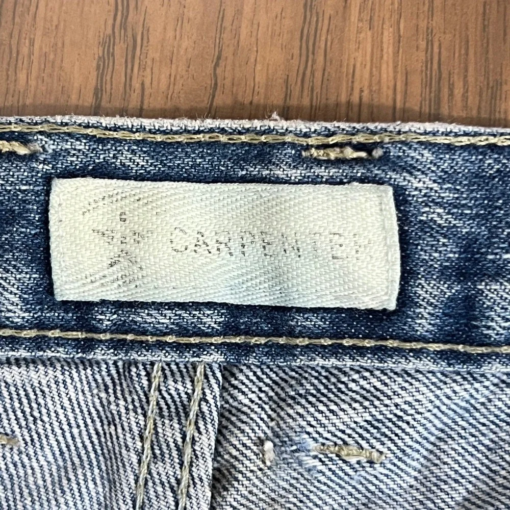 Vintage Arizona Jean Co Carpenter Jean 28x25 Distressed Denim Grunge Work Unisex